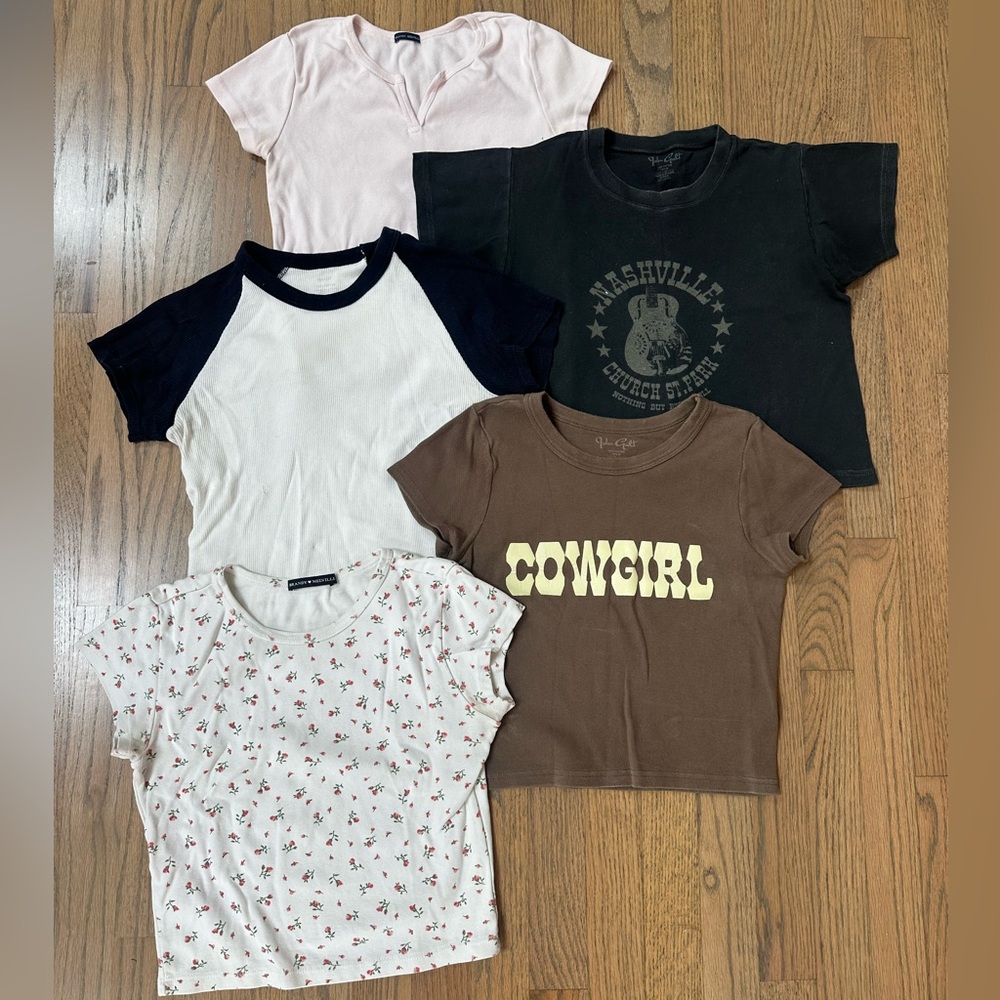Brandy Melville 5 tank top T shirts one size